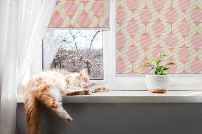 Fabric roller blind Abstract eyes