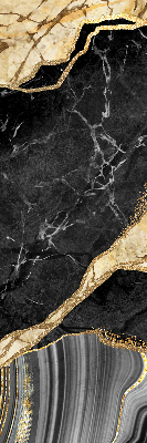 Fabric roller blind Black marble