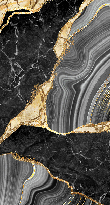 Fabric roller blind Black marble