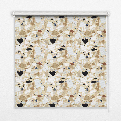 Modern roller blind Light granite