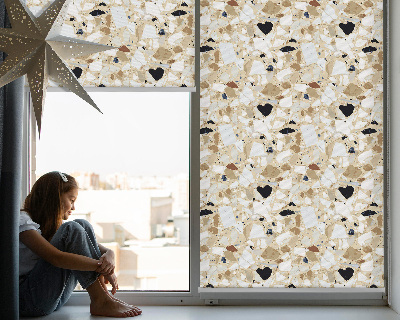 Modern roller blind Light granite