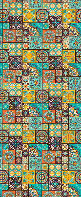 Fabric roller blind Colorful mandala
