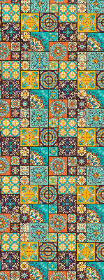 Fabric roller blind Colorful mandala