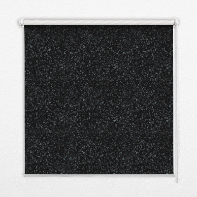 Fabric roller blind Elements on a black background