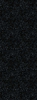 Fabric roller blind with elements on a black background