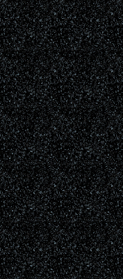 Fabric roller blind with elements on a black background