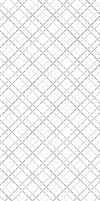 Modern roller blind with a rhombuses pattern