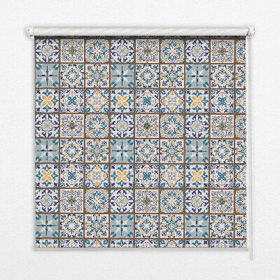 Roller blind for large window Mandala