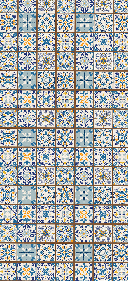 Roller blind for large window mandala pattern