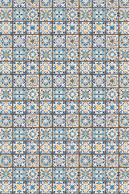 Roller blind for large window mandala pattern