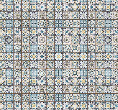 Roller blind for large window mandala pattern