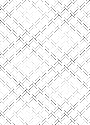 Fabric roller blind Rectangle next to rectangle