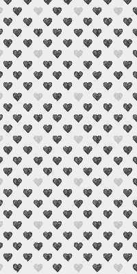 Fabric roller blind Dark Hearts