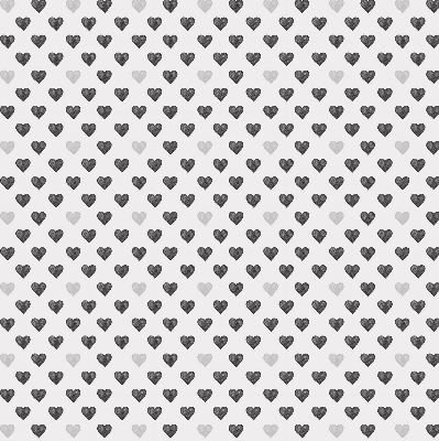 Fabric roller blind Dark Hearts