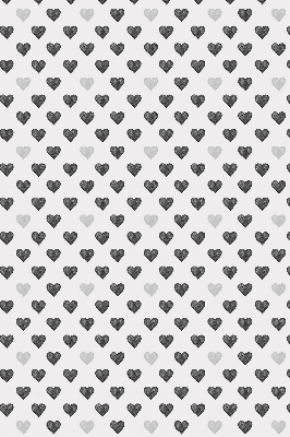 Fabric roller blind Dark Hearts