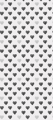 Fabric roller blind Dark Hearts