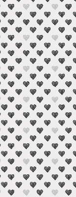 Fabric roller blind Dark Hearts