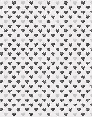 Fabric roller blind Dark Hearts