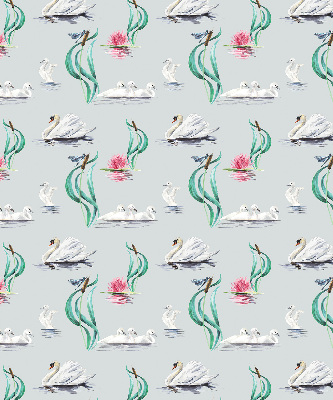 Modern roller blind Swans and ducks