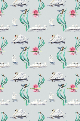 Modern roller blind Swans and ducks