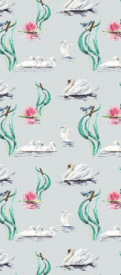 Modern roller blind Swans and ducks