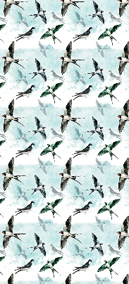 Fabric roller blind Swallows