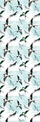 Fabric roller blind Swallows