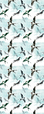 Fabric roller blind Swallows