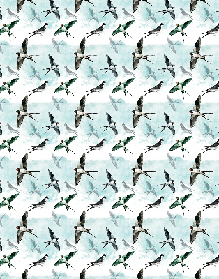 Fabric roller blind Swallows