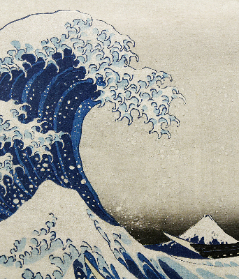 Modern roller blind Wave