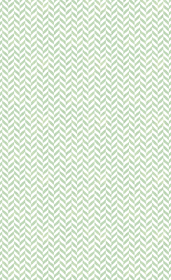 Roller blind for large window Green herringbone