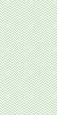 Roller blind for large window Green herringbone
