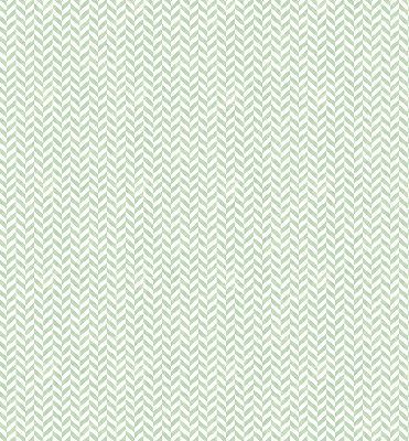 Roller blind for large window in green herringbone