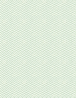 Roller blind for large window Green herringbone