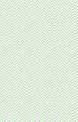 Roller blind for large window Green herringbone