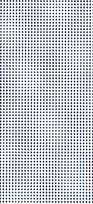 Roller blind for large window Black ovals