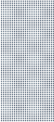 Roller blind for large window Black ovals