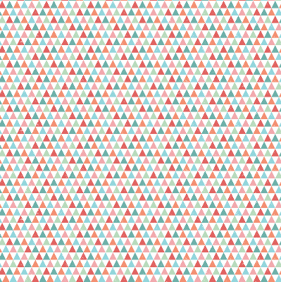 Fabric roller blind Colorful triangles