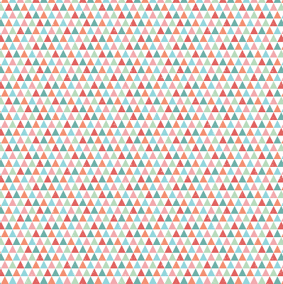 Fabric roller blind Colorful triangles
