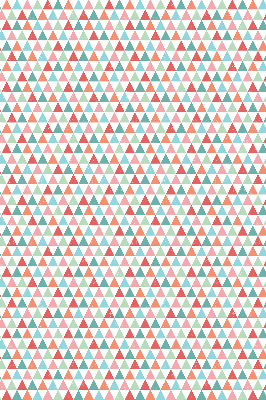 Fabric roller blind Colorful triangles