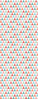 Fabric roller blind Colorful triangles
