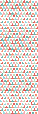 Fabric roller blind Colorful triangles