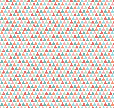 Fabric roller blind Colorful triangles