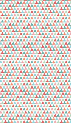 Fabric roller blind Colorful triangles