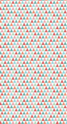 Fabric roller blind Colorful triangles