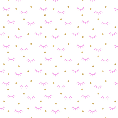 Modern roller blind Drawn eyebrows and dots