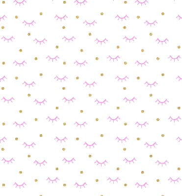 Modern roller blind Drawn eyebrows and dots