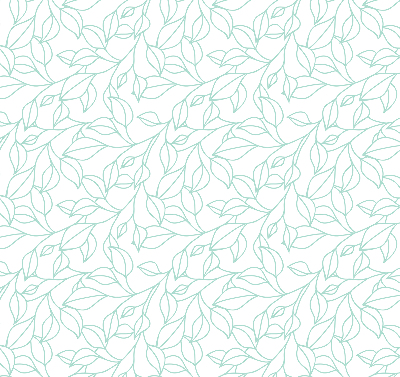 Roller blind for large window Turquoise leaves