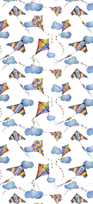 Fabric roller blind Colorful kites