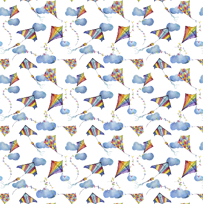 Fabric roller blind Colorful kites